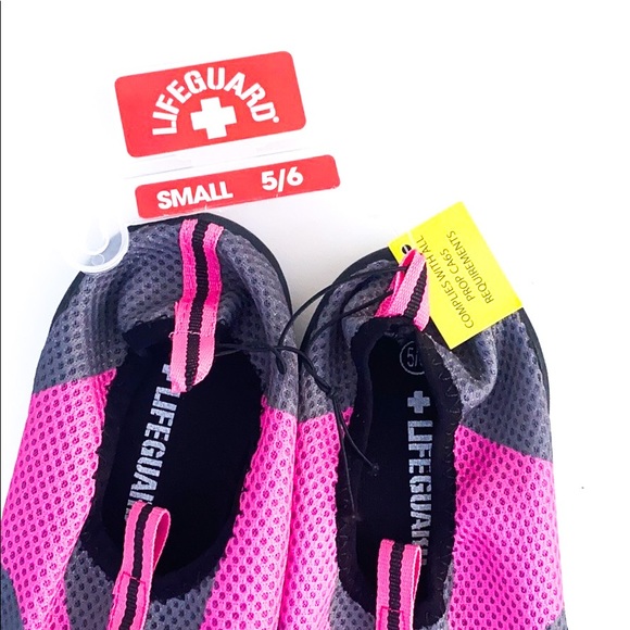 Life Guard Activity Waster  pink Shoes Waterproof - Picture 4 of 7